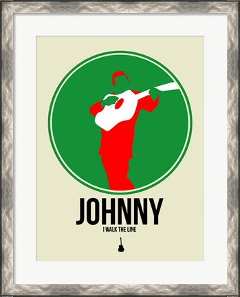 Framed Johnny Circle 1 Print