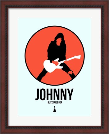 Framed Johnny Circle 4 Print