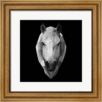 Framed Horse Head Print