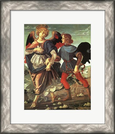 Framed Tobias and the Angel Print