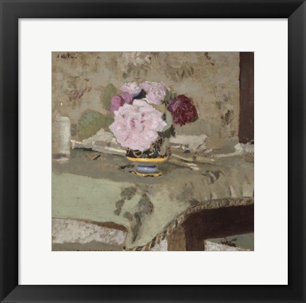 Framed Bouquet of Roses Print