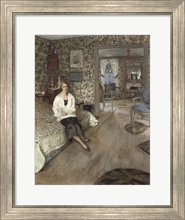 Framed Portrait of the Comtesse Jean de Polignac, 1928-30 Print