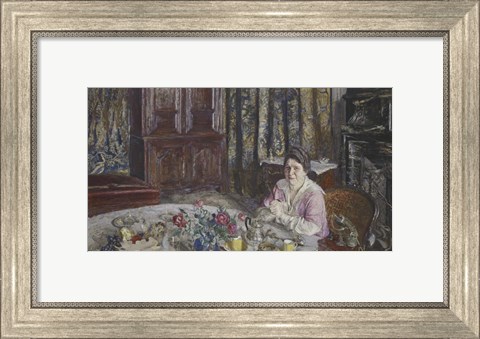 Framed Portrait of Madame Henri Vaquez Print