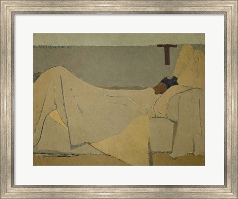 Framed In Bed (Au lit), 1891 Print