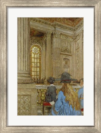 Framed Chapel at the Chateau of Versailles 1917-1919 Print