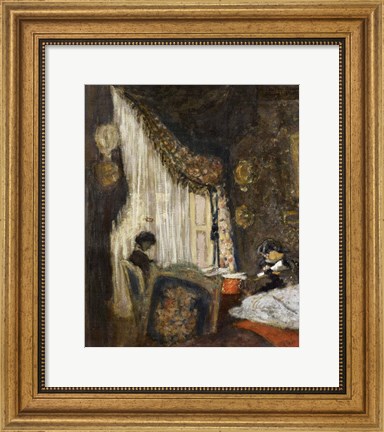Framed Madame Hessel at the Window Print
