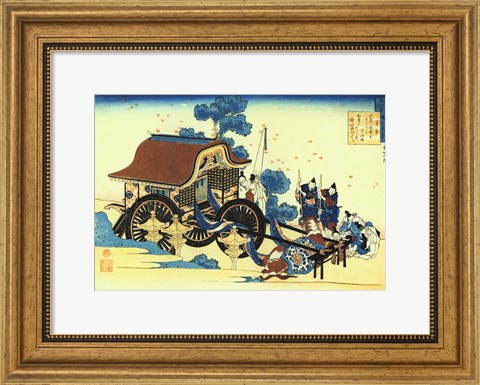 Framed Uda Tenno Visits Mount Tamuke Print