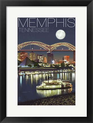 Framed Memphis TN Print