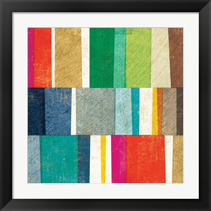 Framed Colorful Abstract Print