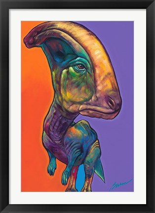 Framed Parasauroluphus Print