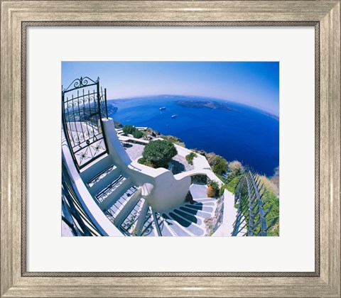 Framed Santorini, Greece Print