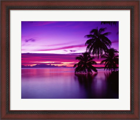 Framed South Pacific, Morea Print