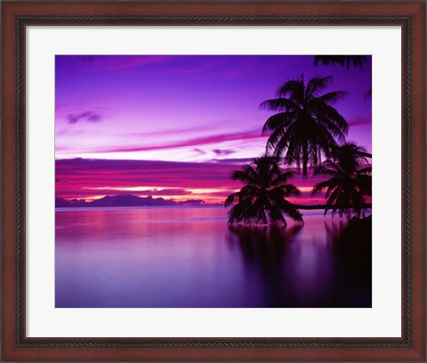 Framed South Pacific, Morea Print