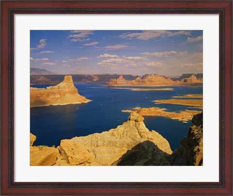 Framed Gunsight Butte, Glen Canyon National Recreation Area, Arizona Print