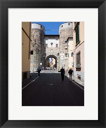 Framed Porto San Gervasio at Via Elisa, Tuscany, Italy Print