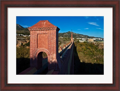 Framed 19th Century Eagle Aqueduct, Spain Print