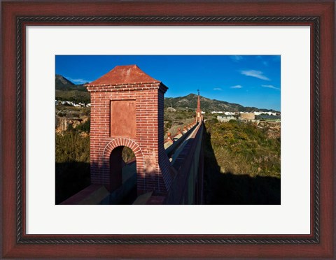 Framed 19th Century Eagle Aqueduct, Spain Print