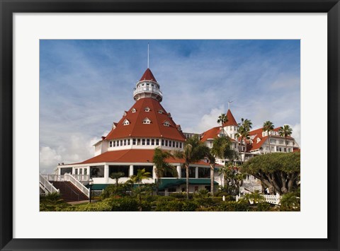 Framed Hotel del Coronado, Coronado, San Diego County Print