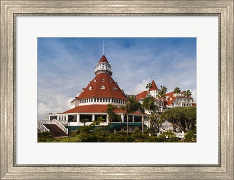 Framed Hotel del Coronado, Coronado, San Diego County Print