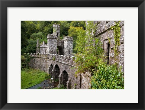 Framed Ballysaggartmore Towers, Lismore, County Waterford, Ireland Print