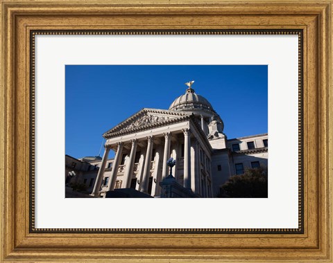 Framed Mississippi State Capitol, Jackson, Hinds County, Mississippi Print