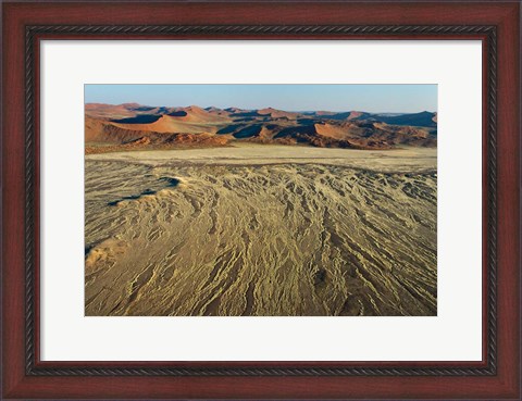 Framed Sossusvlei, Namib Desert, Namib-Naukluft National Park Print