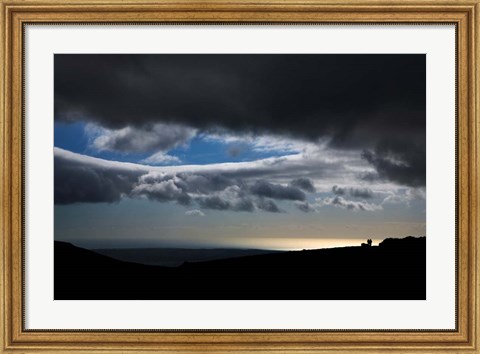 Framed Dungarvan Coastline, Comeragh Mountains, County Waterford, Ireland Print