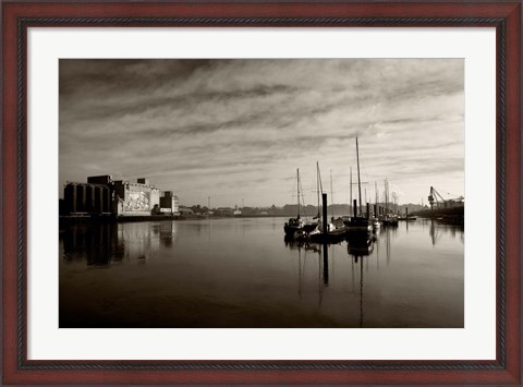 Framed Early Morning River Suir, Waterford City, Ireland Print
