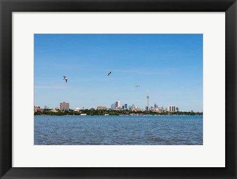Framed Waterfront City, Toronto, Ontario, Canada Print