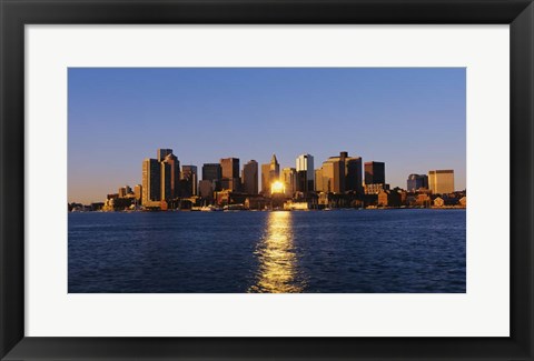 Framed Inner Harbor, Boston, MA Print