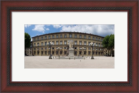 Framed Ducal Palace, Piazza Napoleone, Lucca, Tuscany, Italy Print