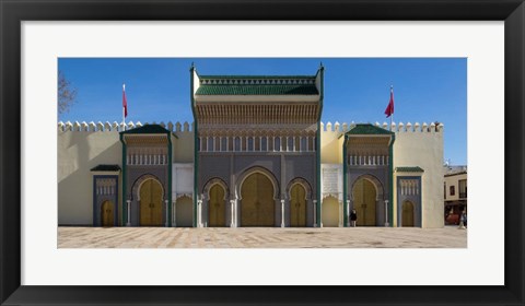 Framed Dar-el-Makhzen, Fes, Morocco Print