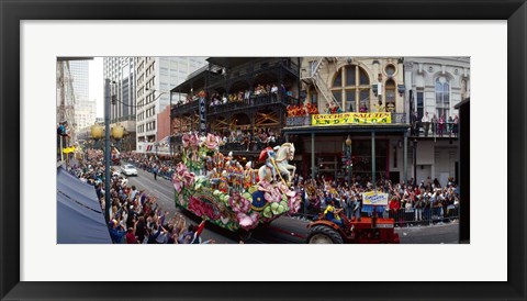 Framed Mardi Gras Festival, New Orleans, Louisiana Print