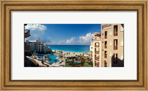 Framed Ritz-Carlton, Seven Mile Beach, Grand Cayman, Cayman Islands Print