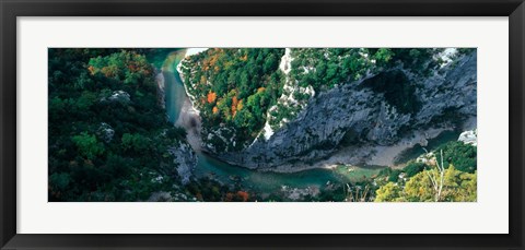 Framed Verdon Gorge, Balcons De La Mescla, France Print