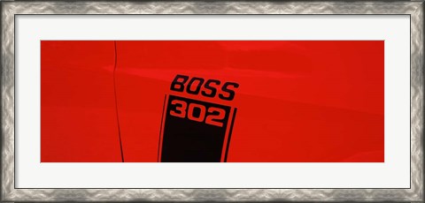 Framed Boss 302 Emblem Print