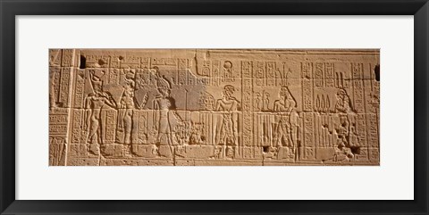 Framed Temple Of Philae, Aswan, Egypt Print