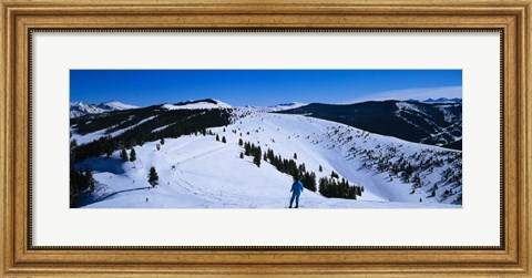 Framed Vail Ski Resort, Colorado Print