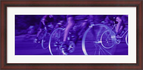 Framed Bicycle Race Print