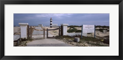 Framed Cape Recife Lighthouse, Republic of South Africa Print