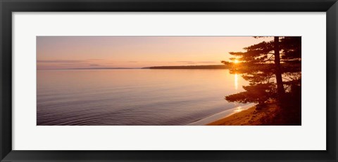 Framed Stockton Island, Lake Superior, Wisconsin Print