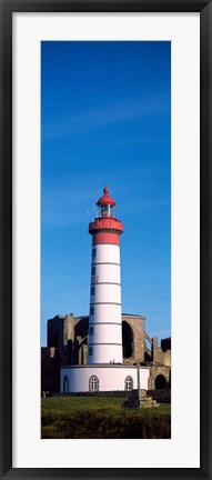 Framed Saint Mathieu Lighthouse, Finistere, Brittany, France Print