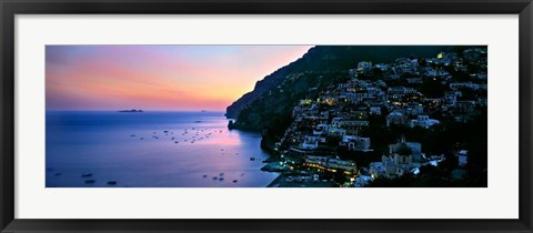 Framed Amalfi Coast, Campania, Italy Print