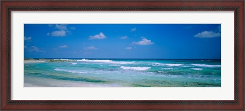 Framed Waves in Cancun, Mexico Print