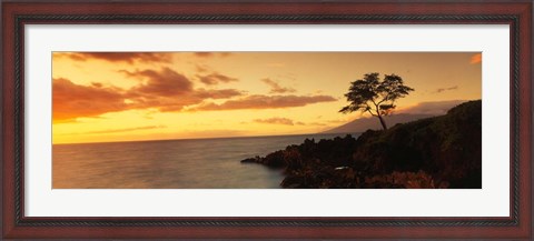 Framed Wailea Point, Maui, Hawaii Print