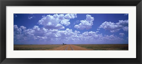 Framed Clouds Over Prairie, Amarillo, TX Print