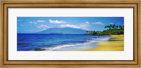 Framed Kapalua Beach, Maui, Hawaii Print