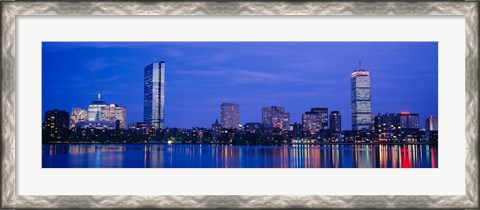Framed Skyline, Boston, Massachusetts Print