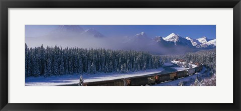 Framed Train Banff National Park, Alberta, Canada Print