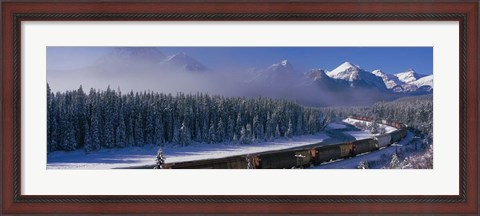 Framed Train Banff National Park, Alberta, Canada Print